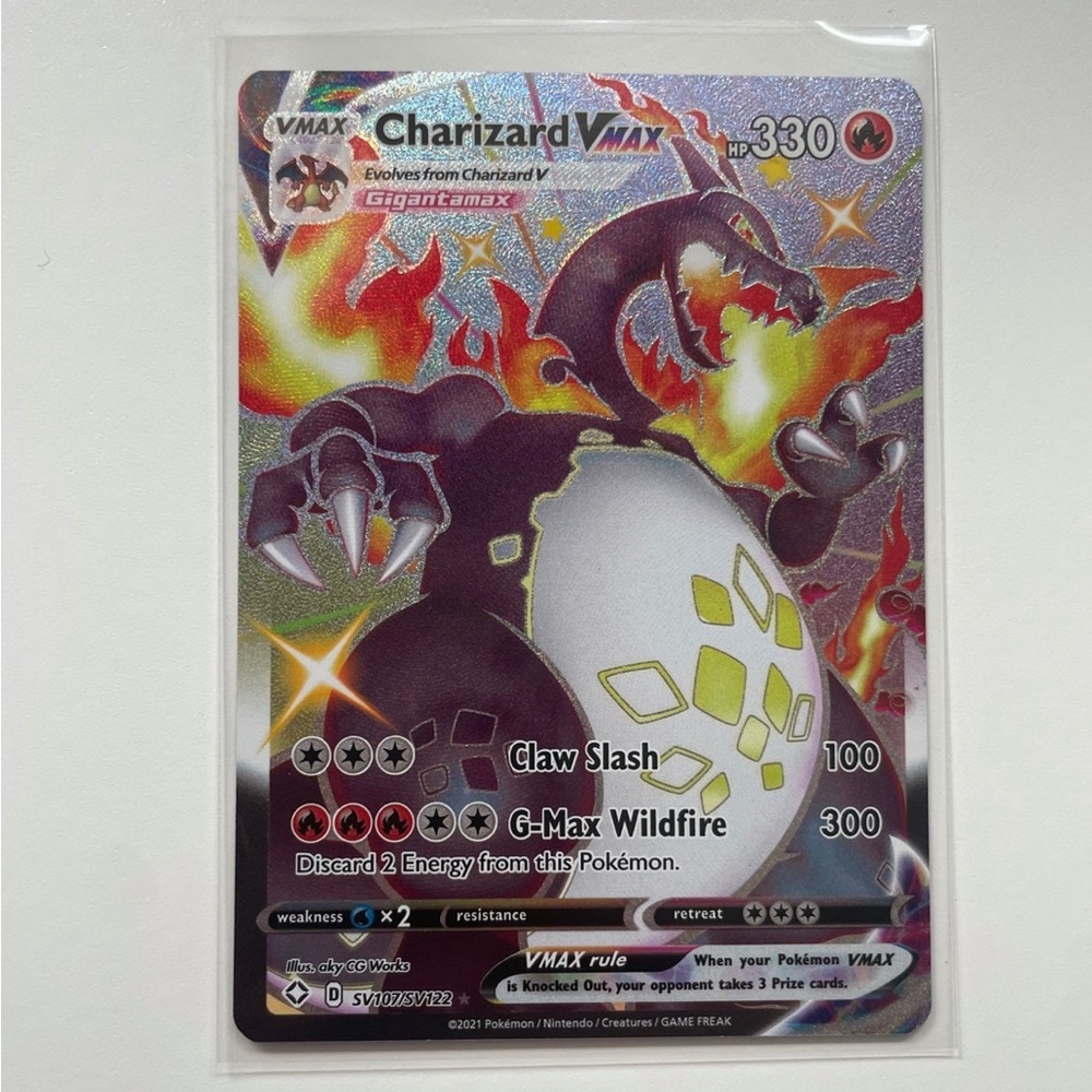 Secret rare shiny charizard vmax